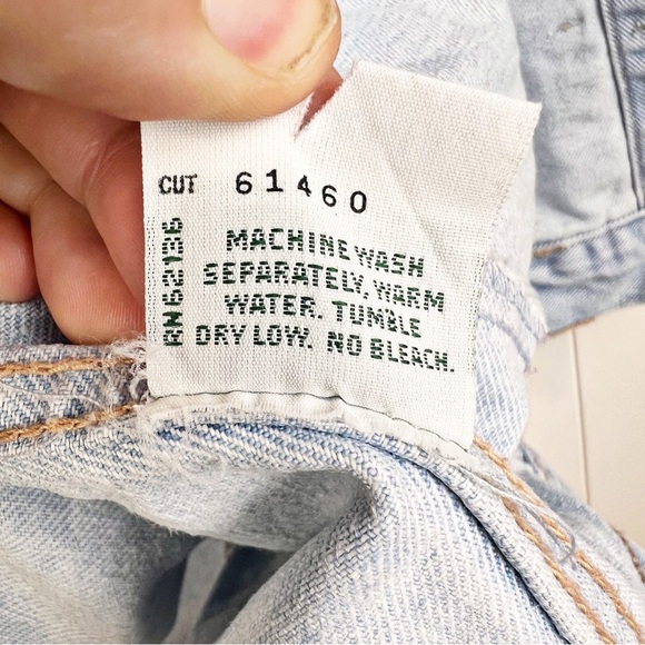 GUESS USA CLASSIC STYLE by George Marciano Green Label Light Wash Jean Jacket XL - Picture 7 of 14